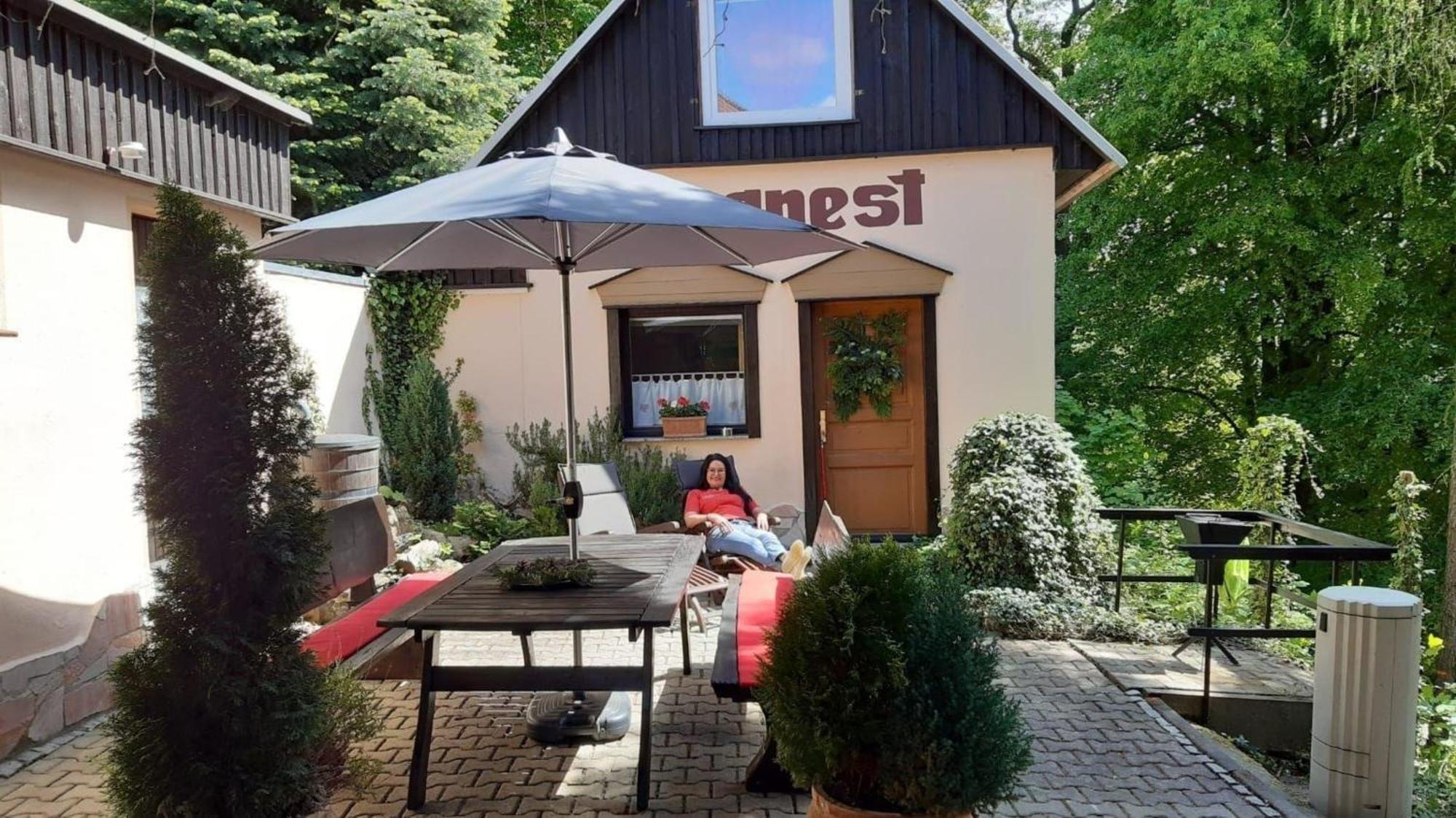 Bergnest Bungalow Bad Gottleuba-Berggiesshuebel Экстерьер фото